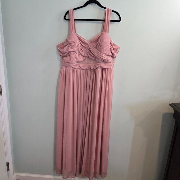 Birdy Gray Elsye Dress Mesh Dusty Rose - Picture 3 of 12